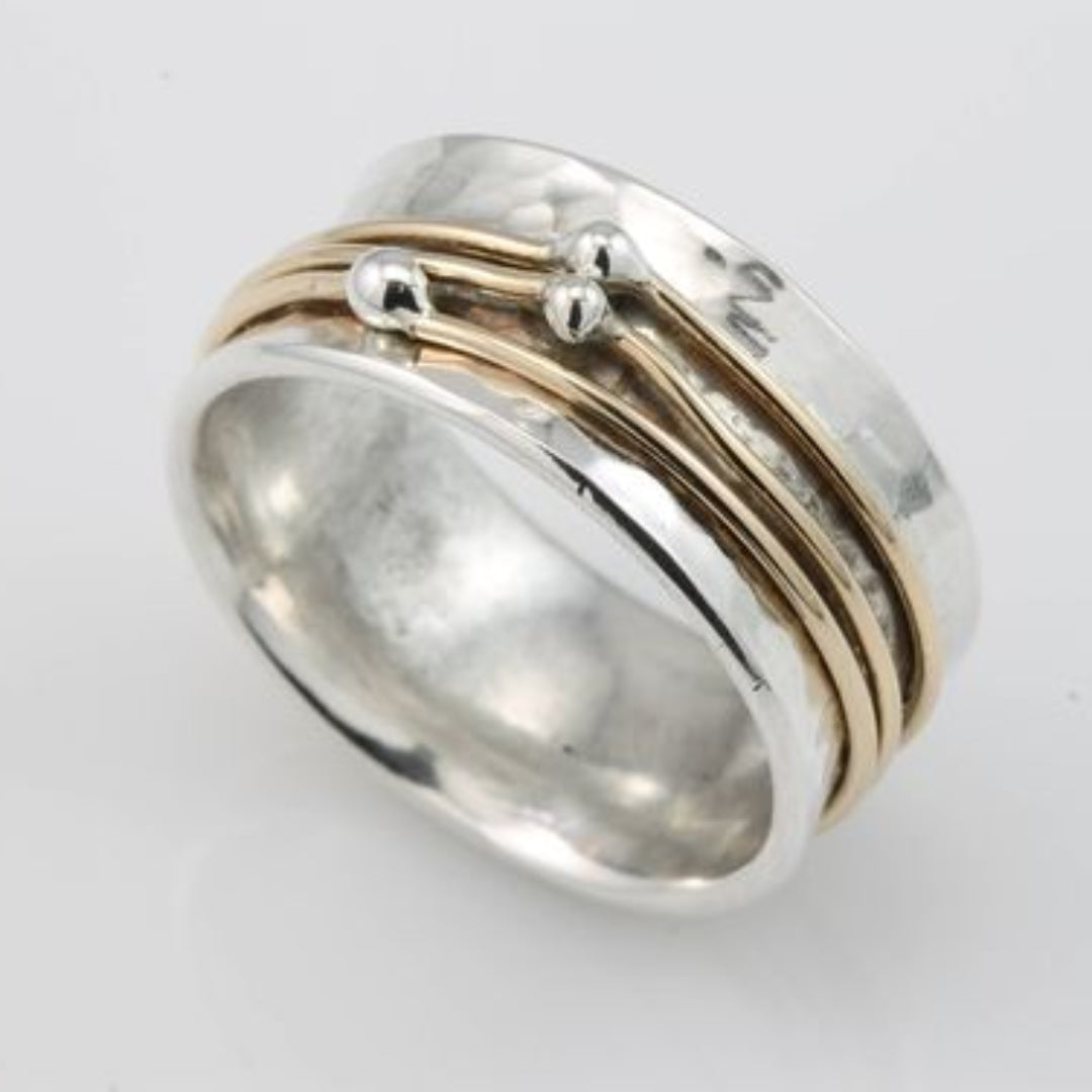 Freja™ | Vintage Gold-Plated Silver Ring