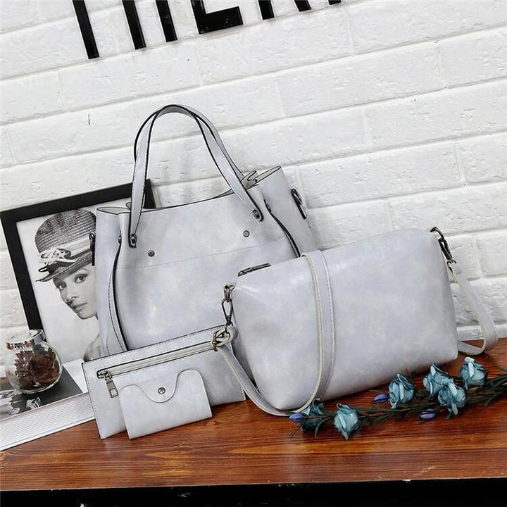 Sutton - Elegantes 4-teiliges Retro-Taschen-Set