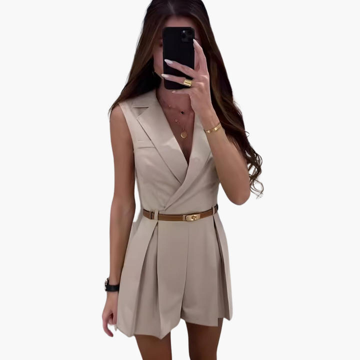 Rosie | Stilvoller ärmelloser Jumpsuit