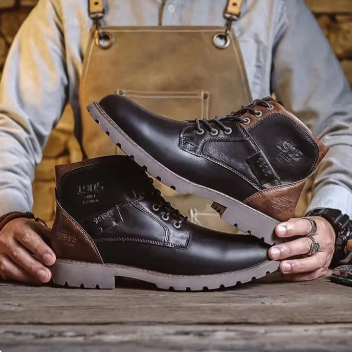 Aaron™ | Herrenstiefel aus Vintage-Leder