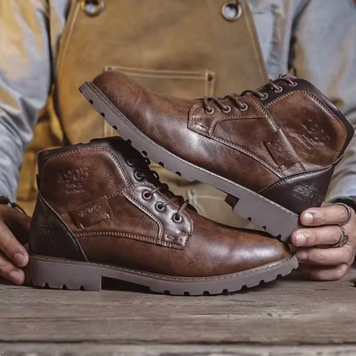 Aaron™ | Herrenstiefel aus Vintage-Leder