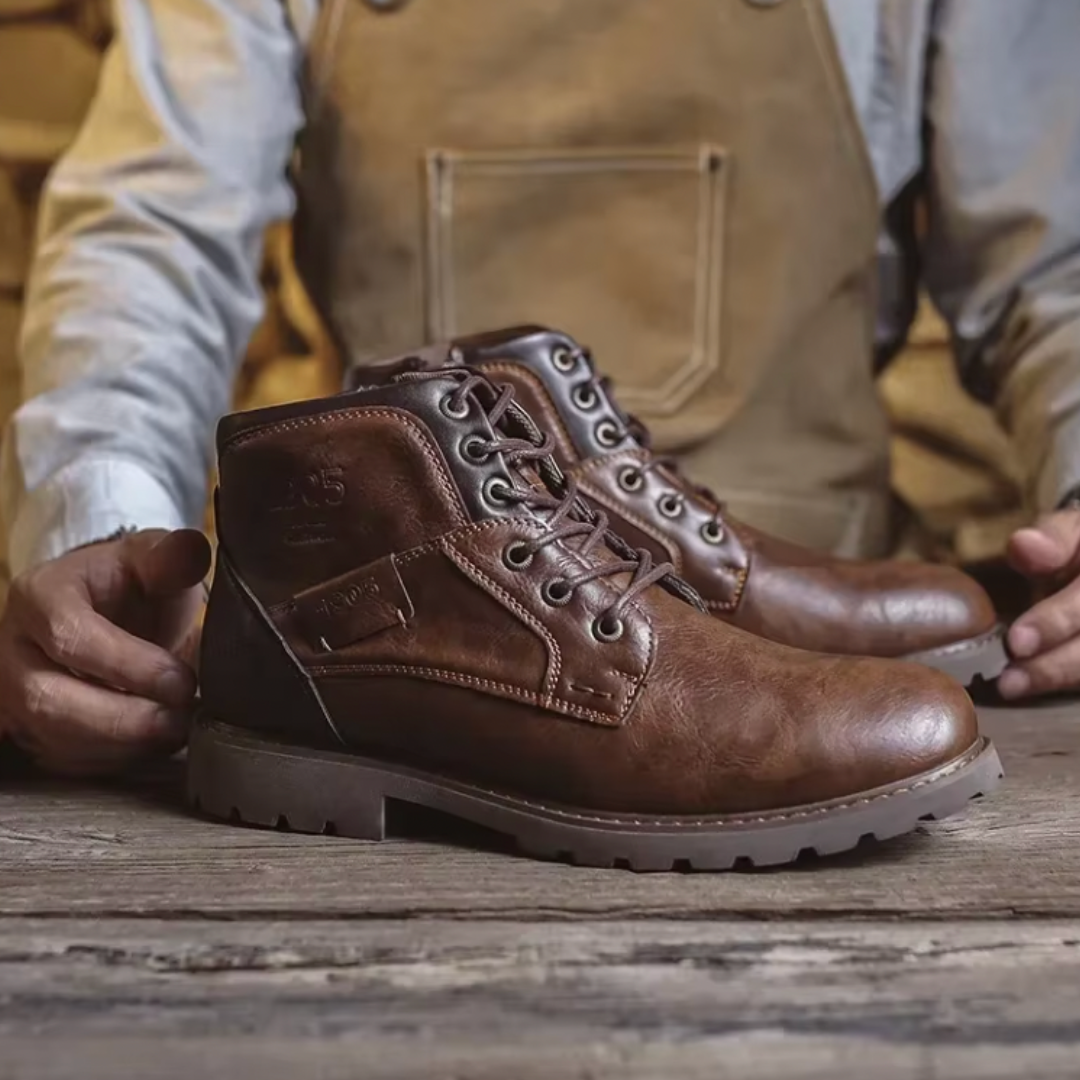 Aaron™ | Herrenstiefel aus Vintage-Leder