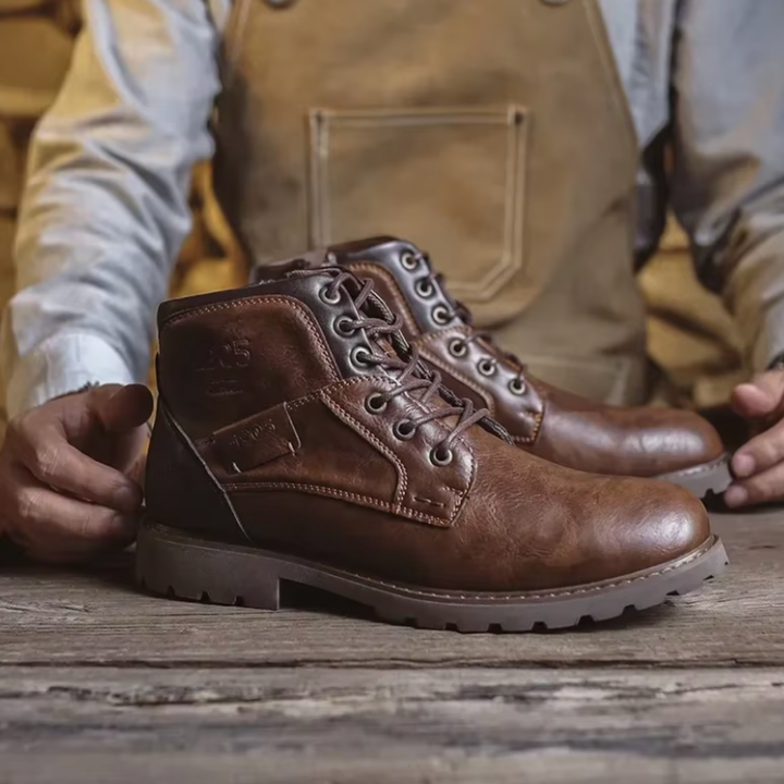 Aaron™ | Herrenstiefel aus Vintage-Leder