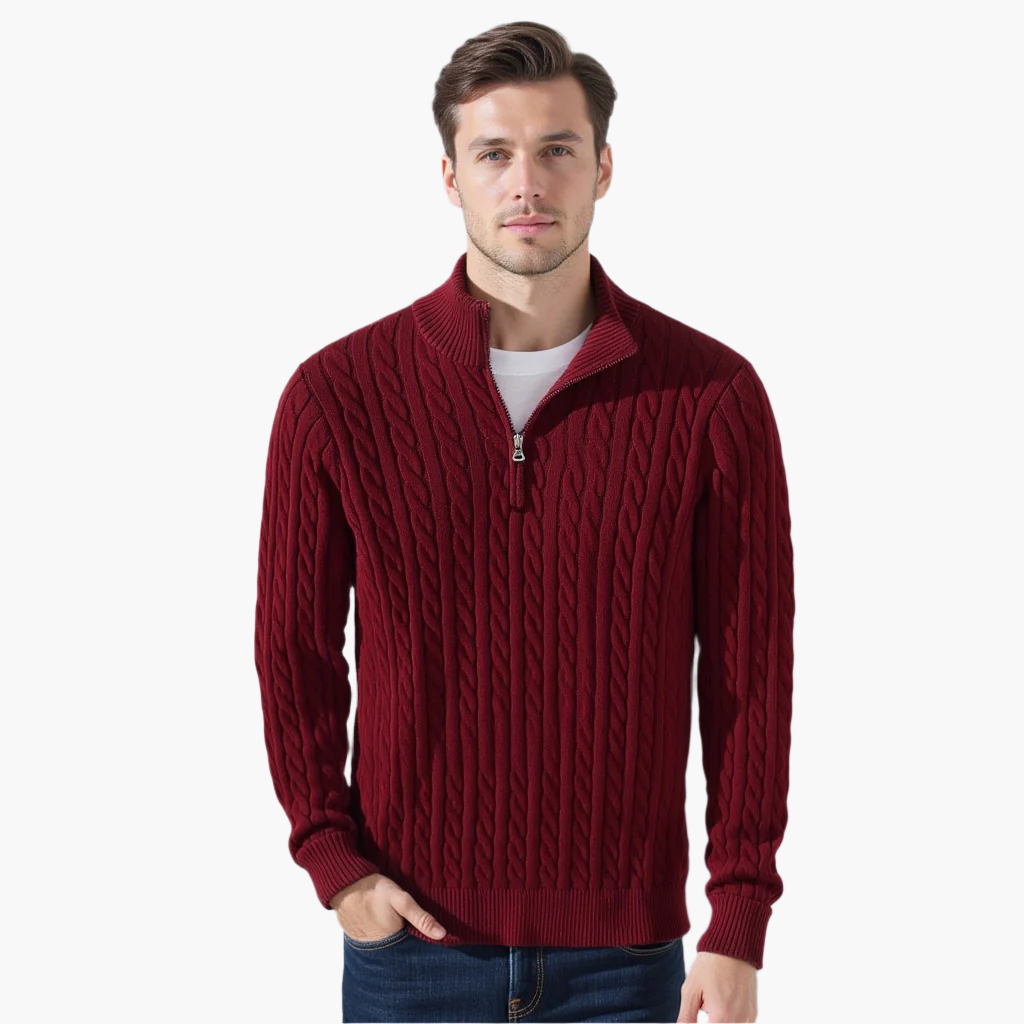 PAOLO | Half Zip Premium Sweater