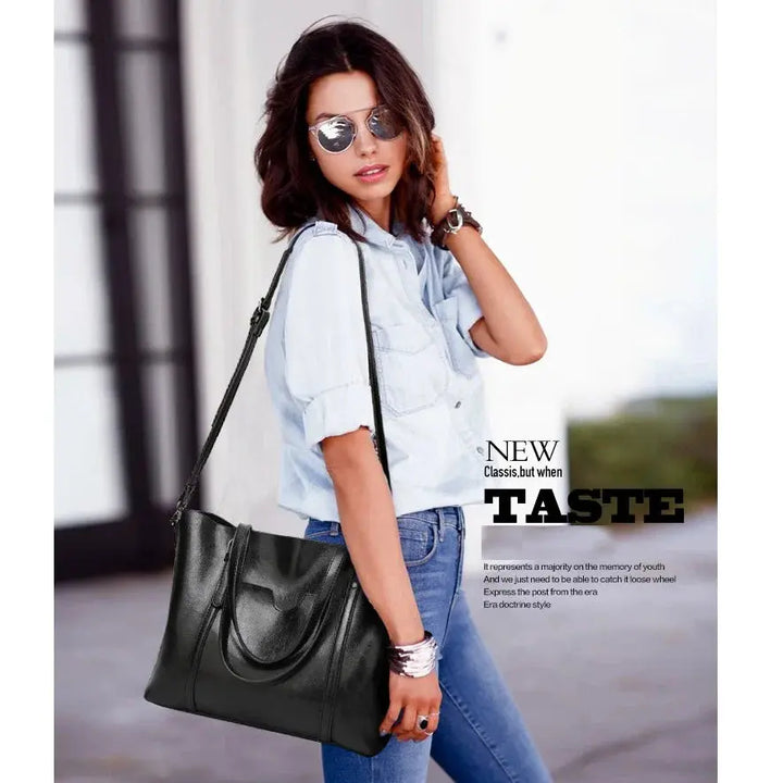 Kelleys Stilvolle Raffinesse | Exquisite Lederhandtasche
