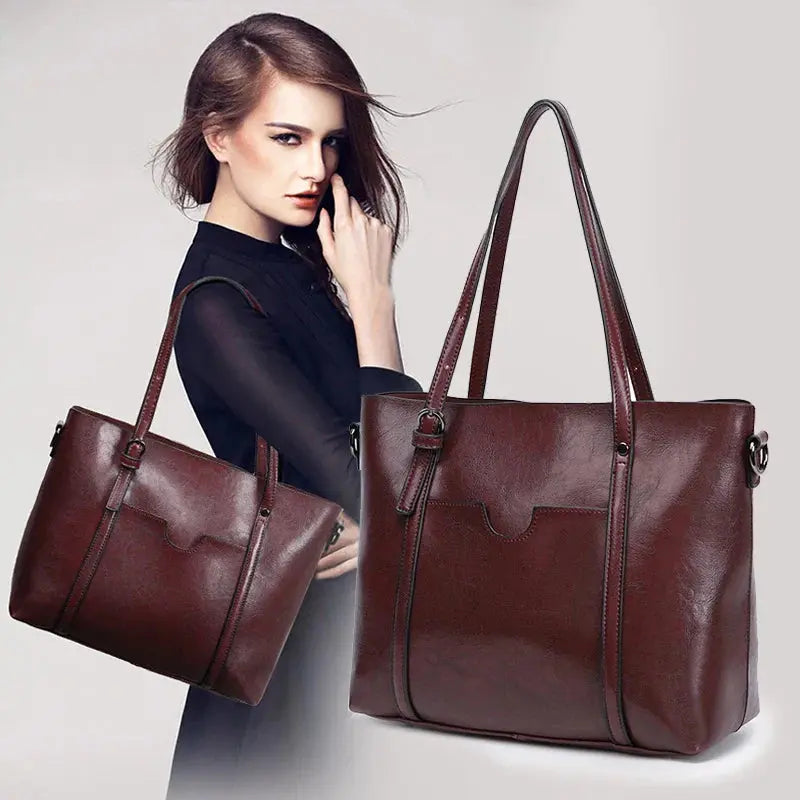 Kelleys Stilvolle Raffinesse | Exquisite Lederhandtasche