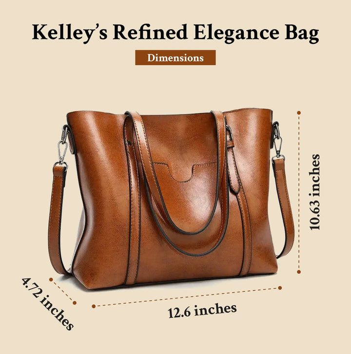 Kelleys Stilvolle Raffinesse | Exquisite Lederhandtasche