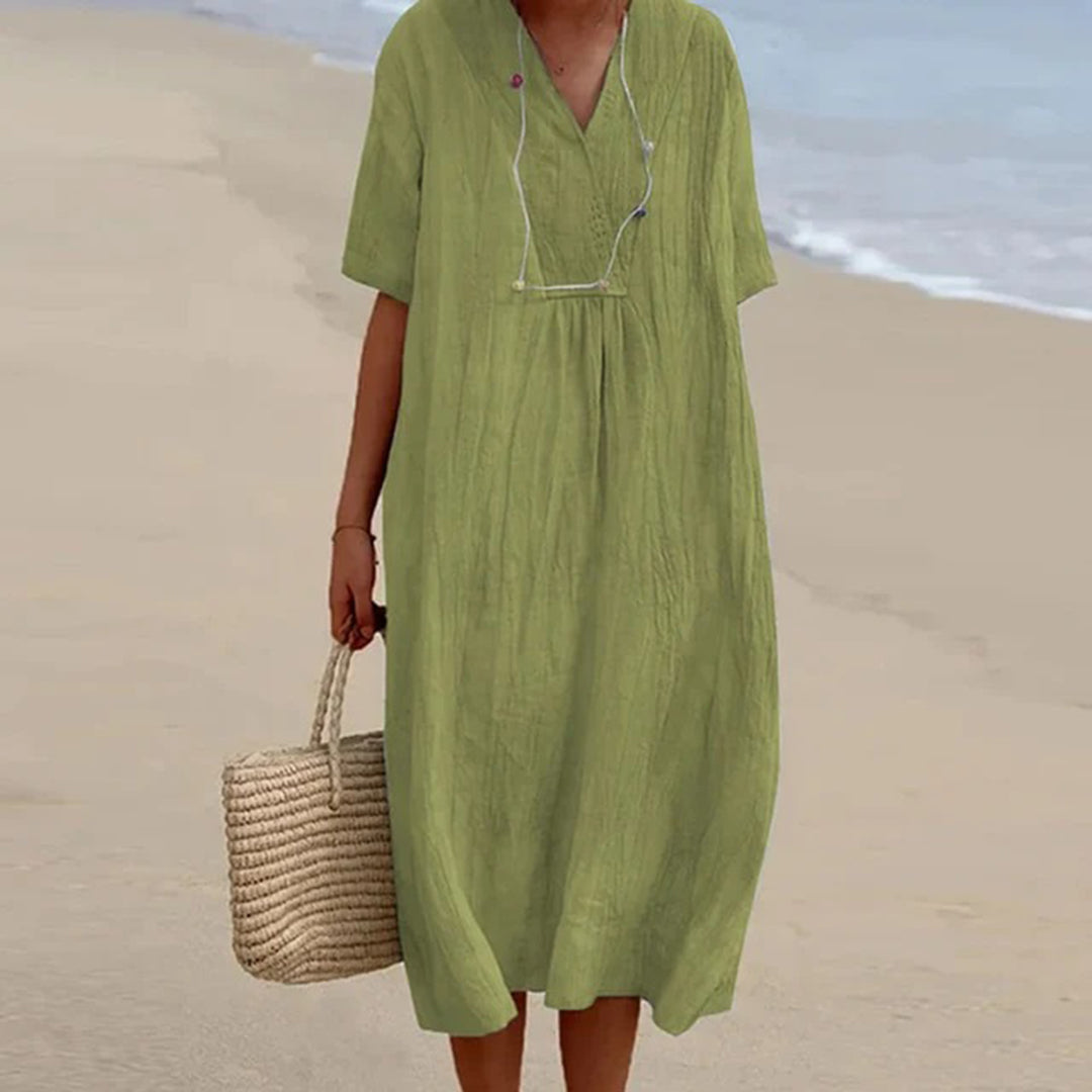Karen | Lässiges Midi-Kleid