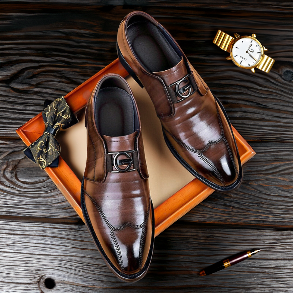 Giovanni™ | Boss-Style Leather Shoes