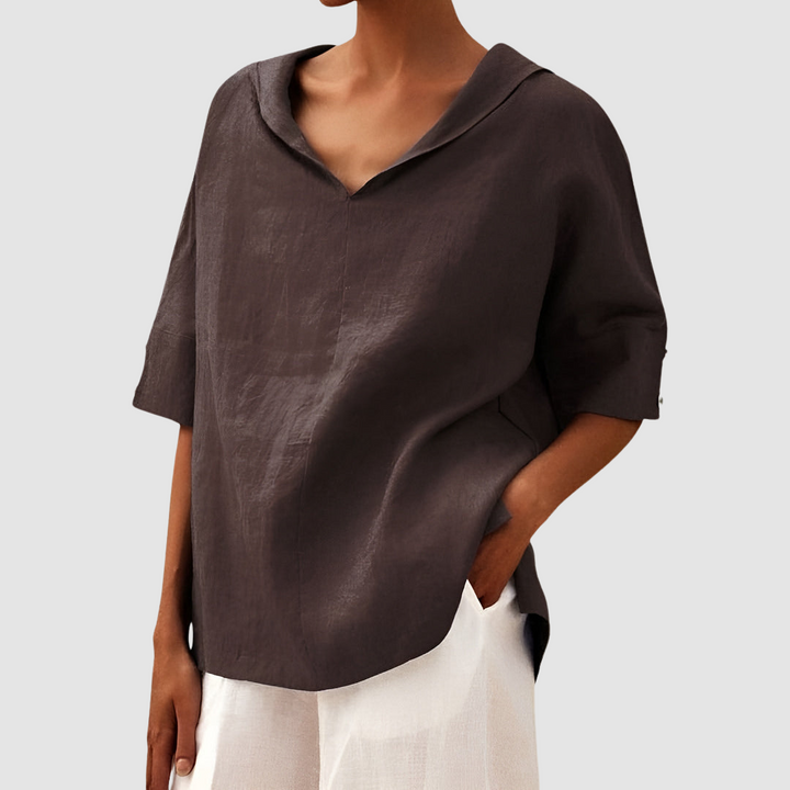 Rosa™ Klassische Elegante Bluse