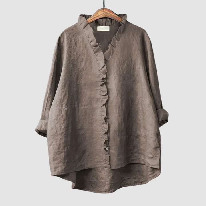 Amélie™ Klassische Atmungsaktive Bluse