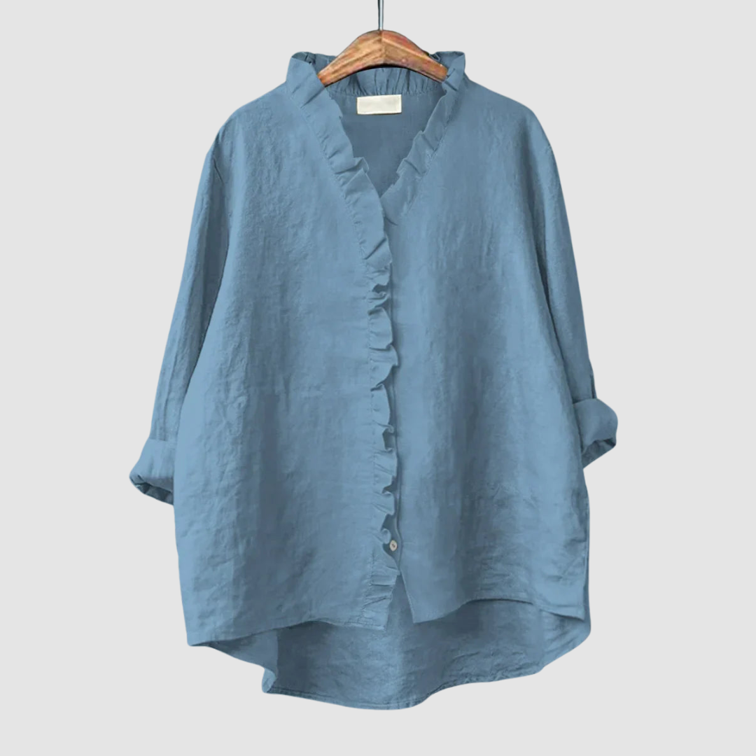 Amélie™ Klassische Atmungsaktive Bluse