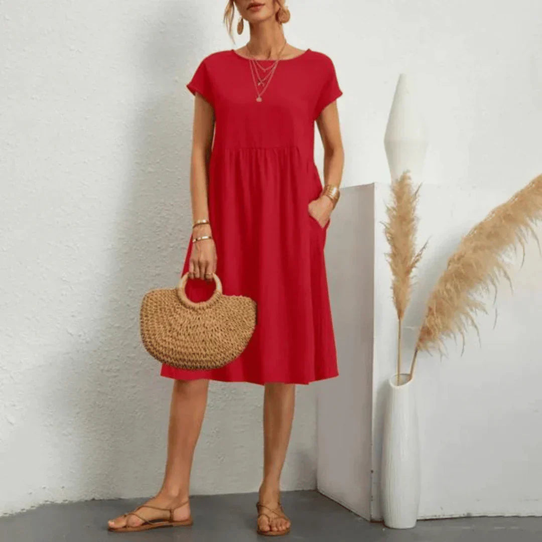 Roxanne | Lässiges Midi-Kleid