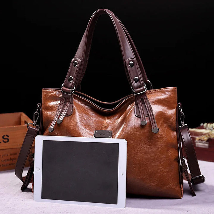 Aralyn - Elegante weiche Leder-Handtasche
