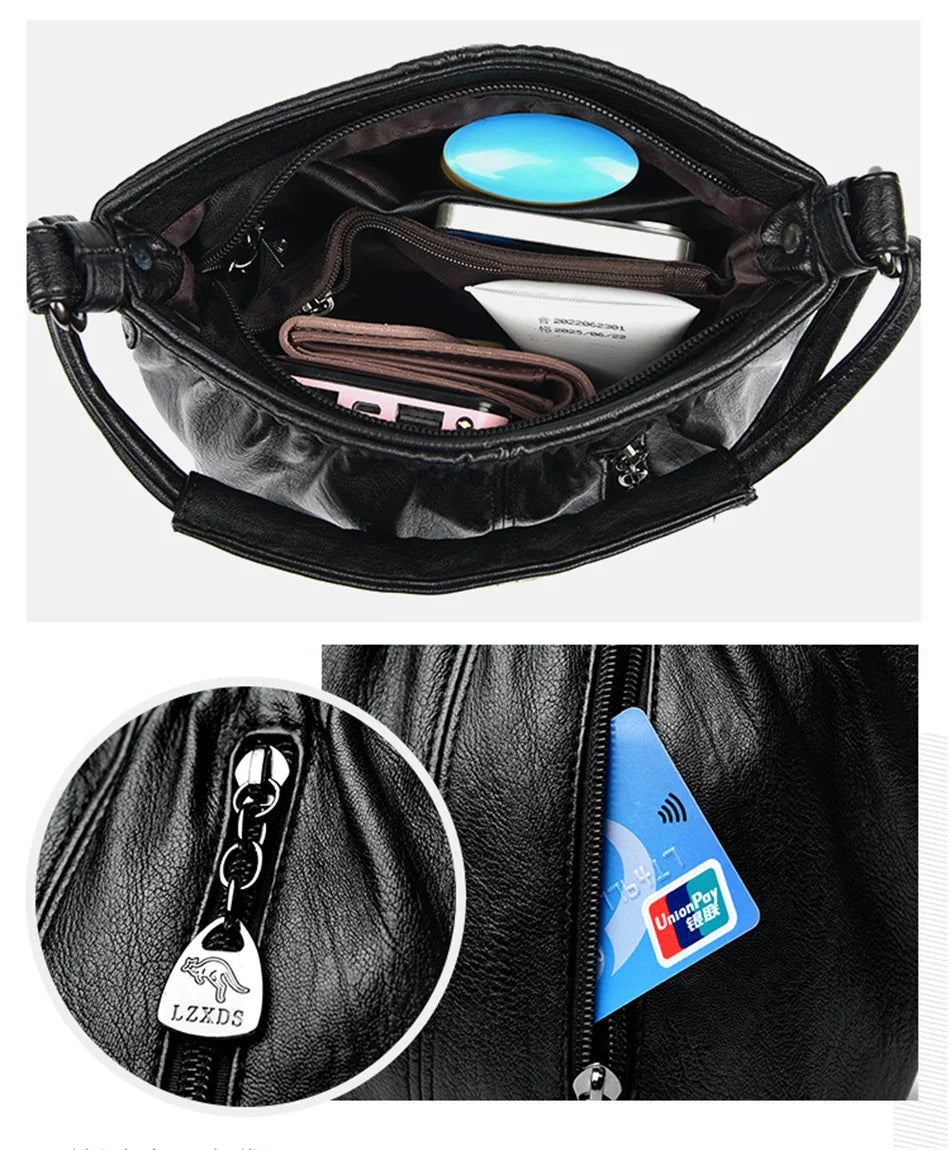 Waverly - Moderne Mehrschicht-Handtasche