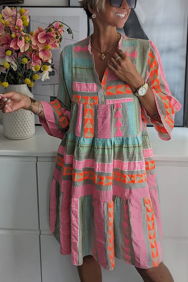 Ayla | Bohemian Layered Tunic Dress