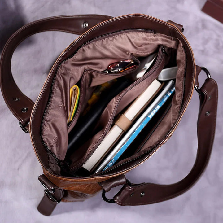 Aralyn - Elegante weiche Leder-Handtasche
