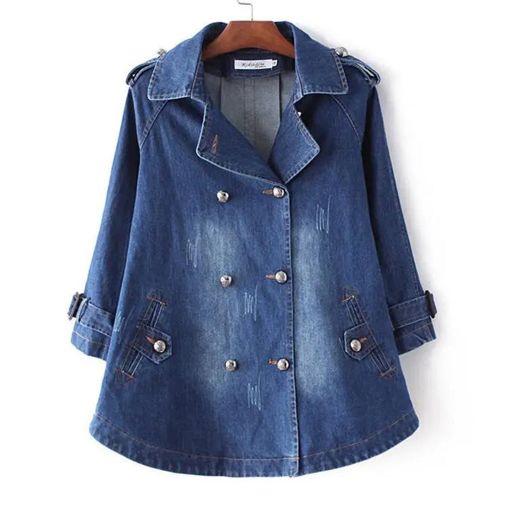 Riviera™ | Women's Denim Cape Coat