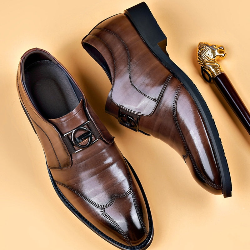 Giovanni™ | Boss-Style Leather Shoes