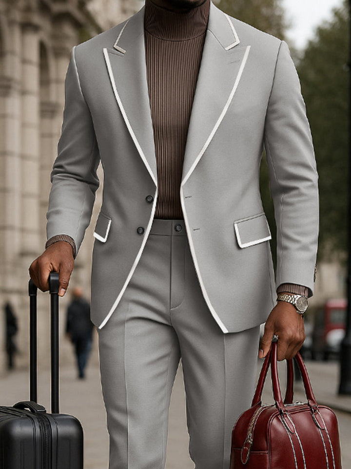 GIANNI | Casual Suit with Contrasting Finishes