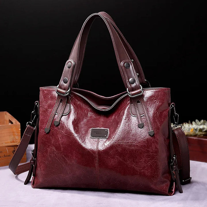 Aralyn - Elegante weiche Leder-Handtasche