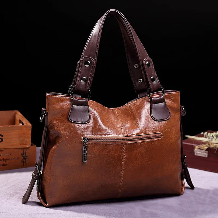 Aralyn - Elegante weiche Leder-Handtasche