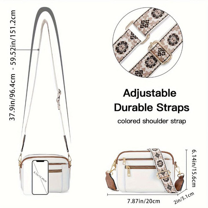 Oakley - Kompakte quadratische PU Schultertasche