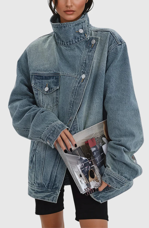 Bella™ | Künstlerische Denimjacke für kreative Styles