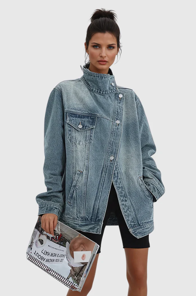 Bella™ | Künstlerische Denimjacke für kreative Styles