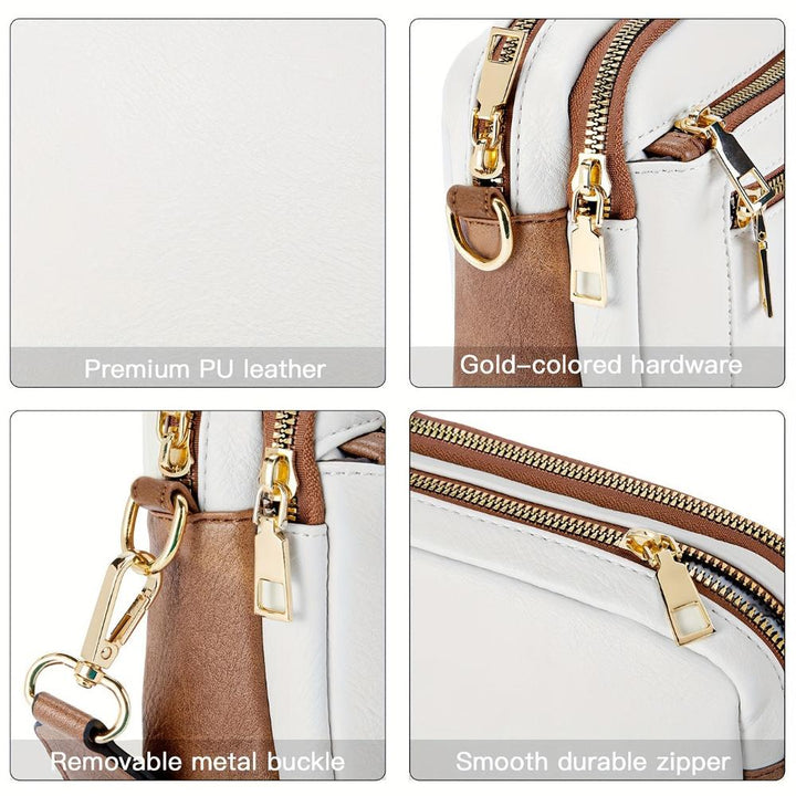 Oakley - Kompakte quadratische PU Schultertasche
