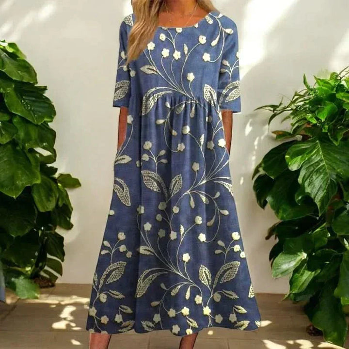 Gian | Entspanntes Midi-Kleid