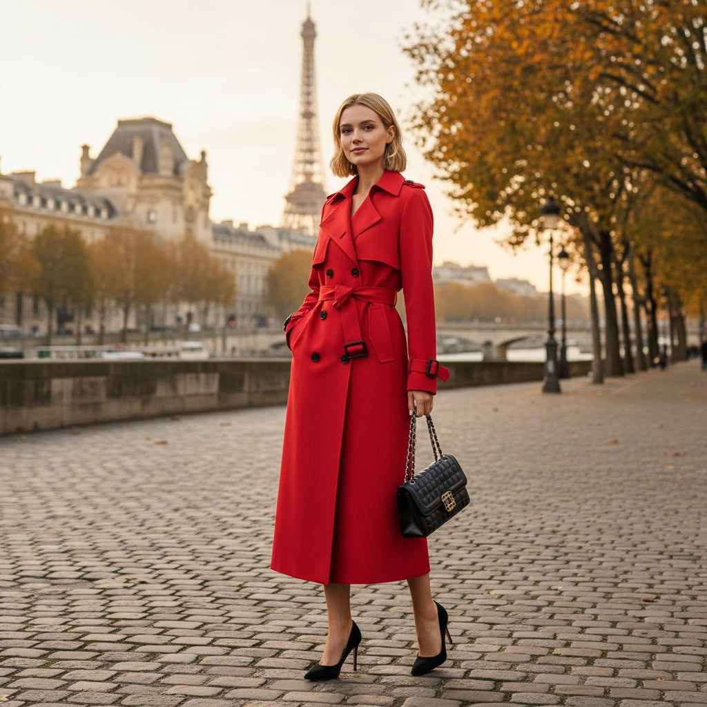 VALERIA | Elegant and refined trench coat