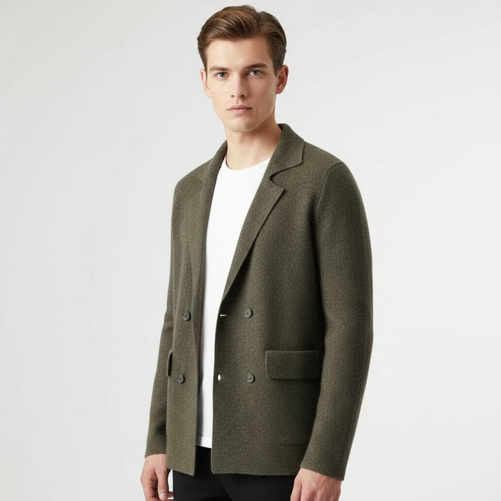 MARCO | 100% Merino Wool Lapel Cardigan