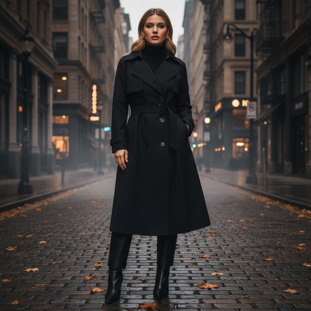 VALERIA | Elegant and refined trench coat