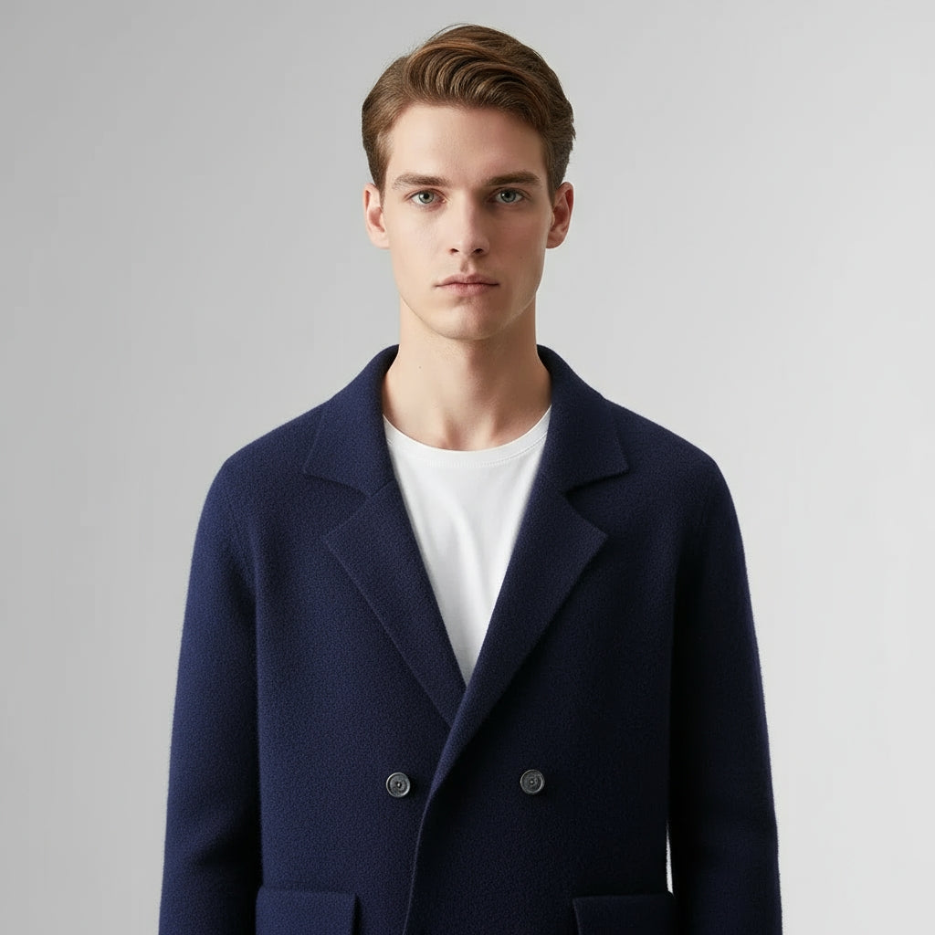 MARCO | 100% Merino Wool Lapel Cardigan