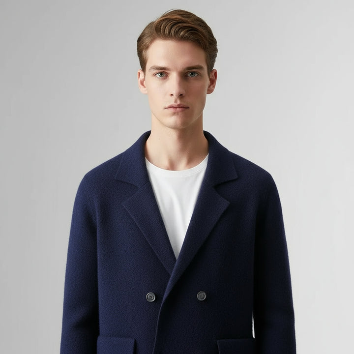 MARCO | 100% Merino Wool Lapel Cardigan