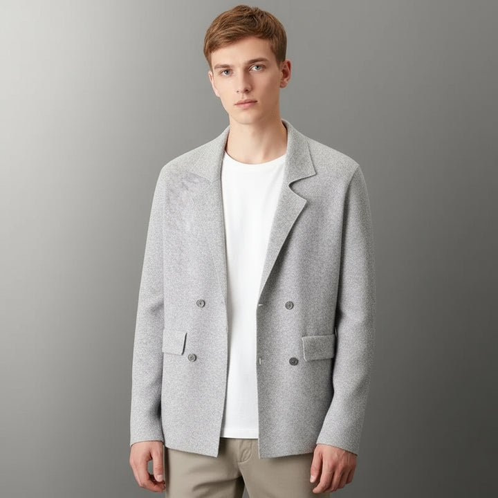 MARCO | 100% Merino Wool Lapel Cardigan