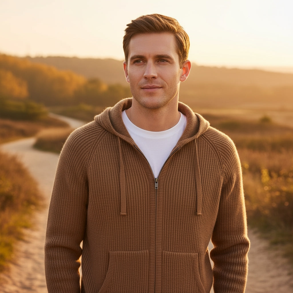 MERINO WOOL HOODIE