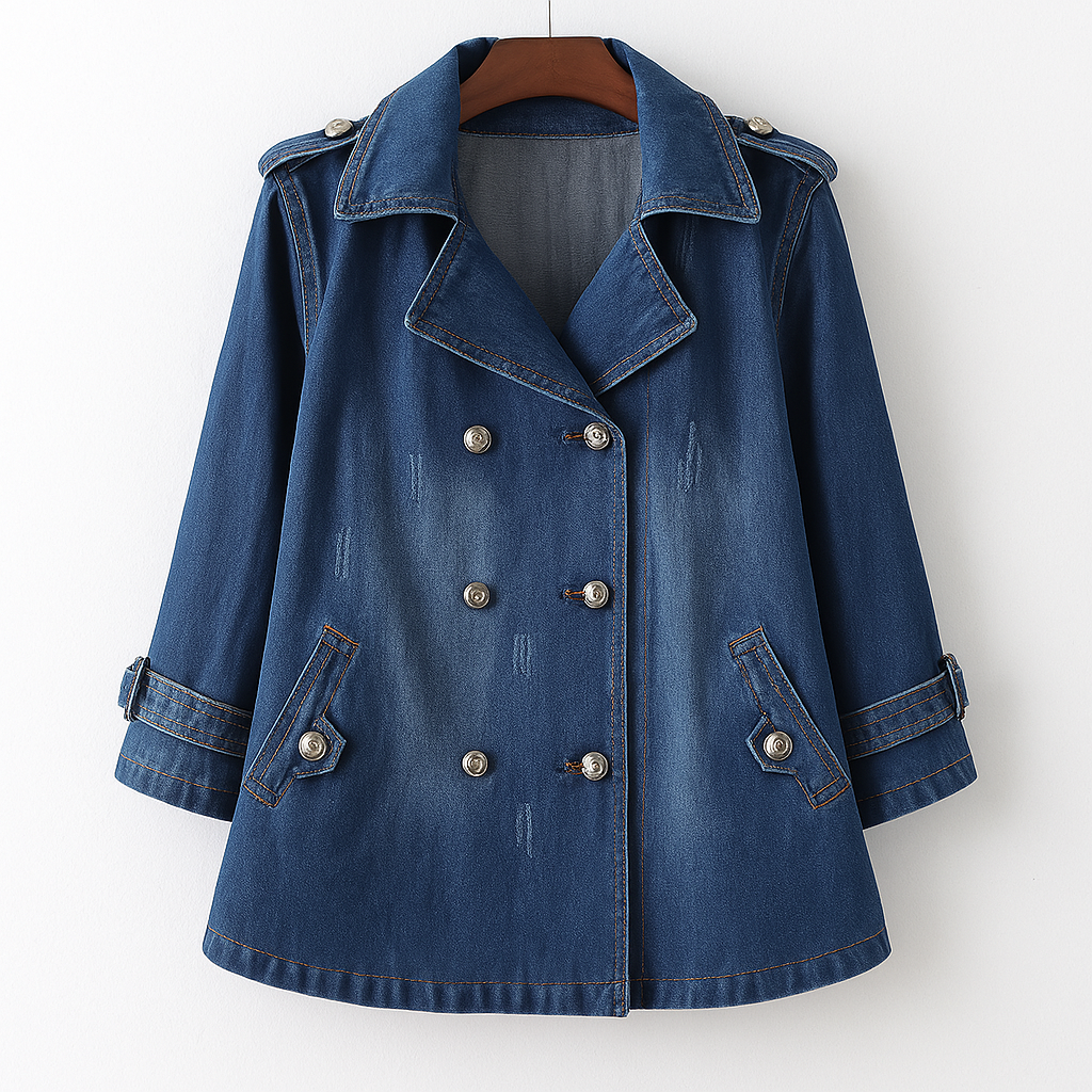 Riviera™ | Women's Denim Cape Coat