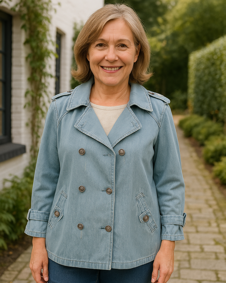 Riviera™ | Women's Denim Cape Coat