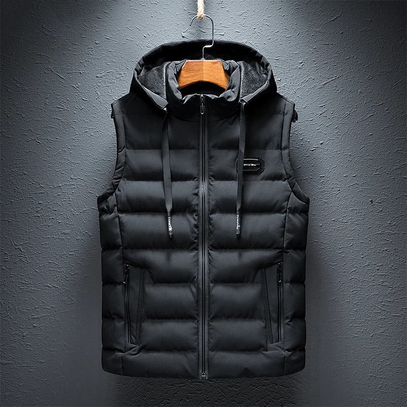 ELTON | Padded Gilet with Hood