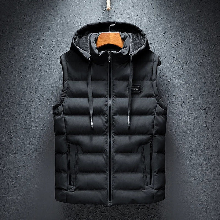ELTON | Padded Gilet with Hood
