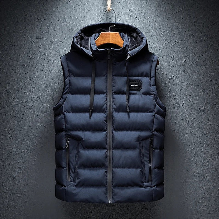 ELTON | Padded Gilet with Hood