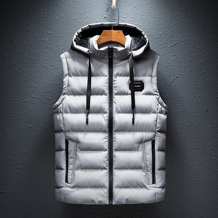 ELTON | Padded Gilet with Hood
