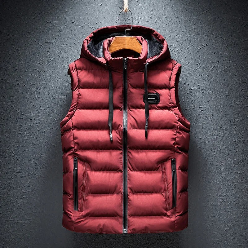 ELTON | Padded Gilet with Hood