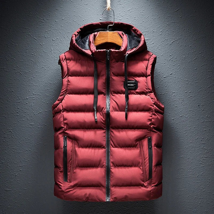 ELTON | Padded Gilet with Hood