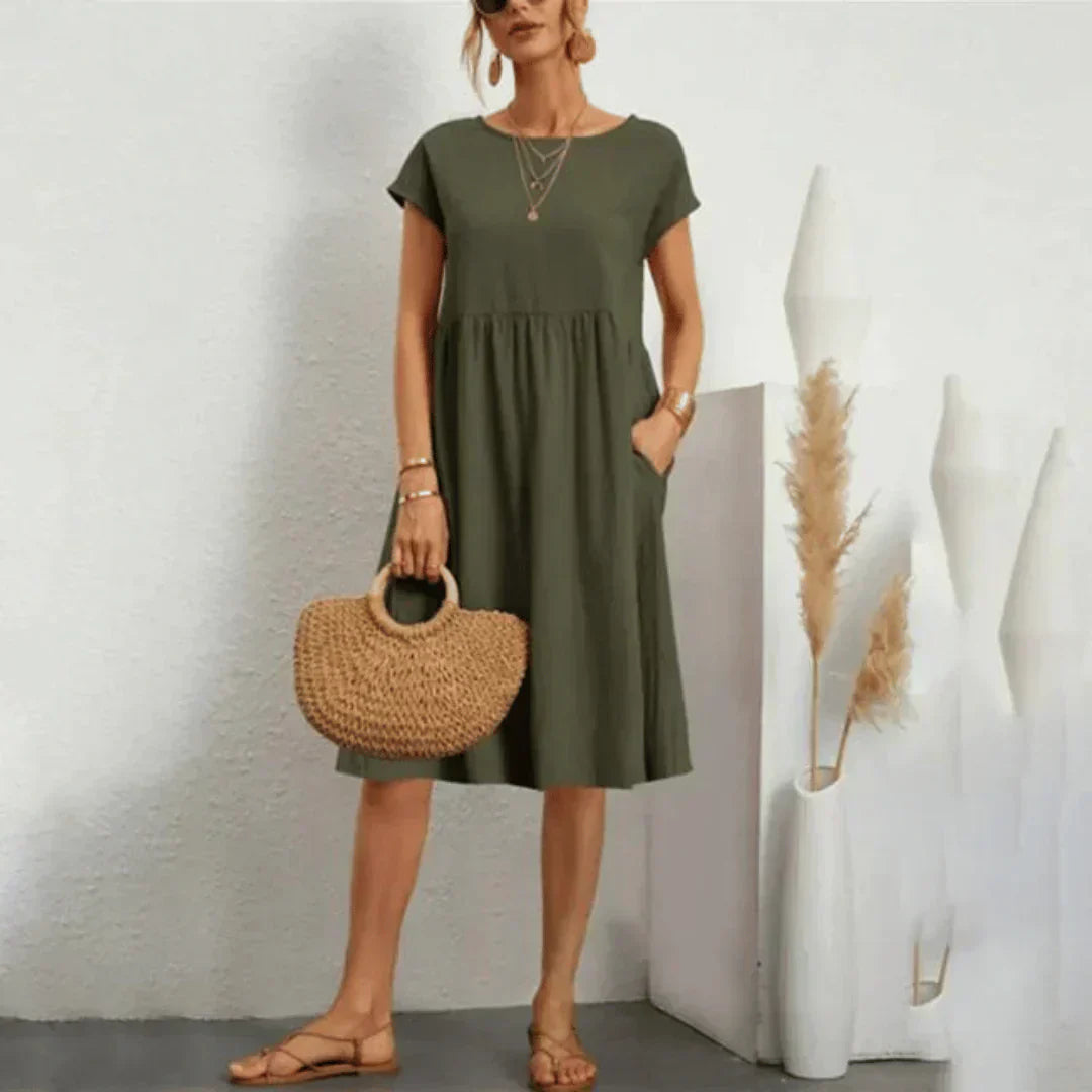 Roxanne | Lässiges Midi-Kleid
